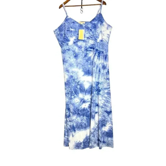 COPY - NWT Michael Michael Kors tie dye empire waist spaghetti strap maxi dress… - Picture 2 of 9